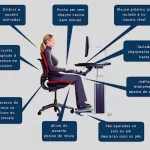 Como ajustar a cadeira ergonômica para evitar dores nas costas