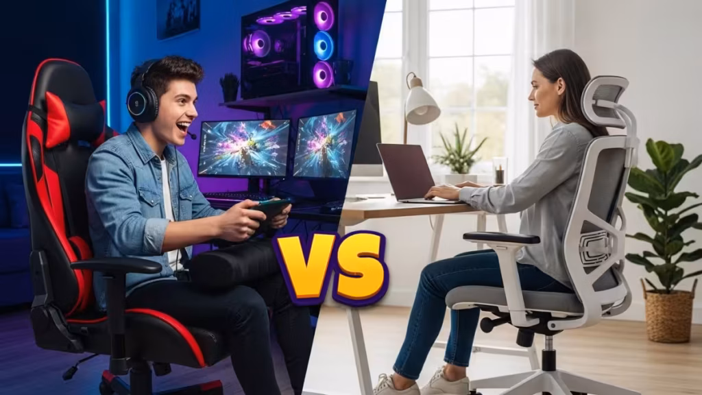 Cadeira Gamer ou Ergonômica Qual é a Melhor Escolha