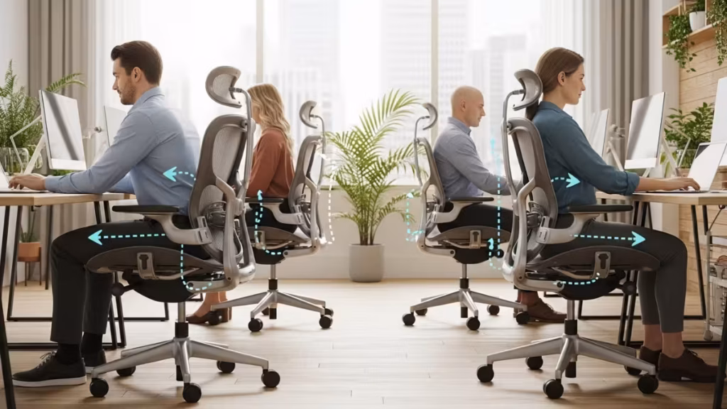 Cadeira Gamer ou Ergonômica: Qual é a Melhor Escolha para ter Conforto e Saúde? 3 Características principais da cadeira ergonômica